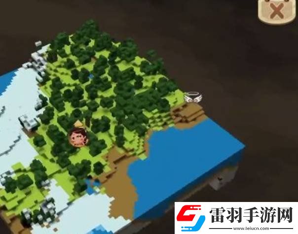 迷你世界游戲中冰原位置在哪里