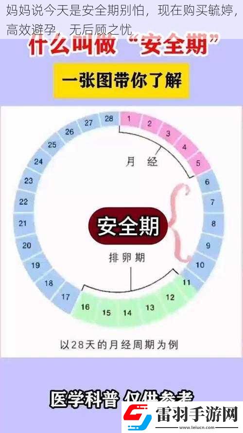 媽媽說(shuō)今天是安全期別怕現(xiàn)在購(gòu)買毓婷高效避孕無(wú)后顧之憂