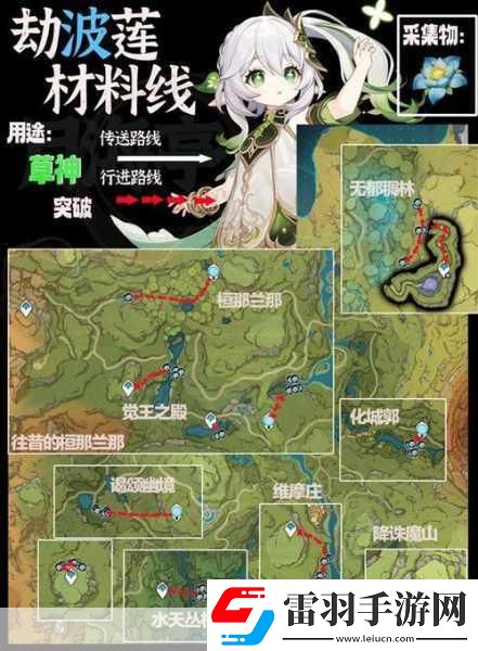 原神劫波蓮采集秘籍